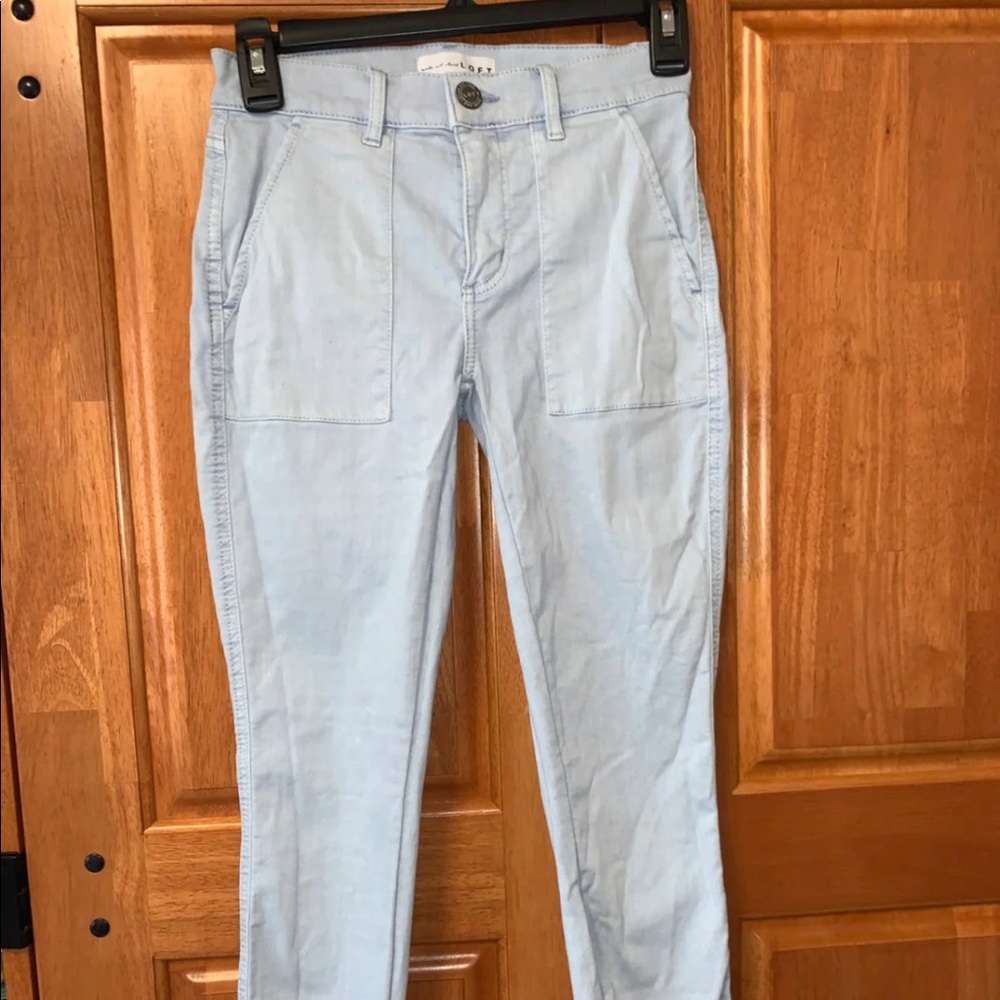 Light Blue Cropped Jeans 00Petite
